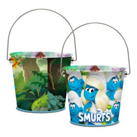 A hupikék törpikék fémvödör