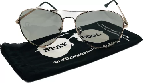 3D Aviátor szemüveg Férfi