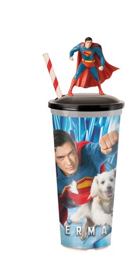 Superman pohár Superman figurával
