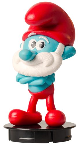 A hupikék törpikék pohár figurával