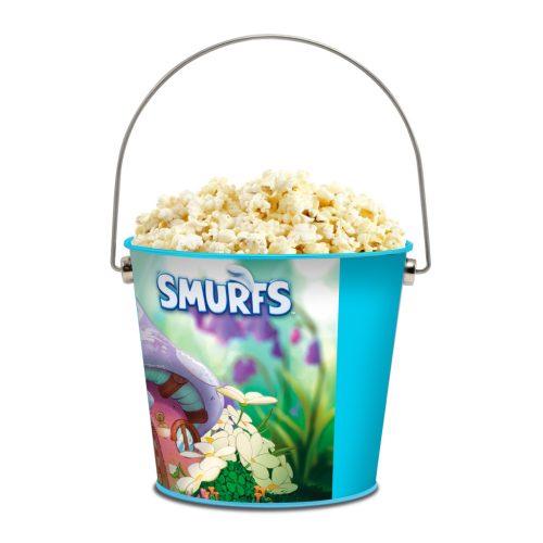 A hupikék törpikék fémvödör