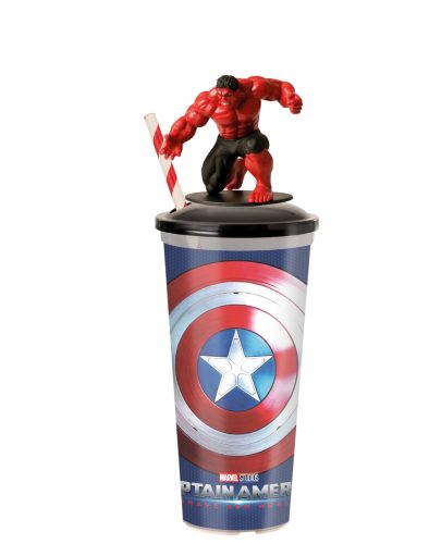 Amerika Kapitány: Szép új világ pohár figurával