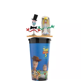 Toy Story 5 pohár Forky and Karen figurával