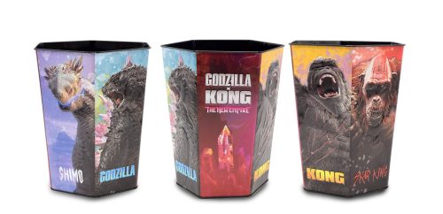 Godzilla x Kong: Az Új Birodalom Hexagon Fémvödör