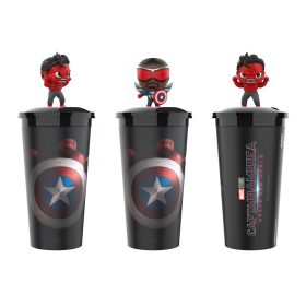 Amerika Kapitány: Szép új világ pohár figurával 