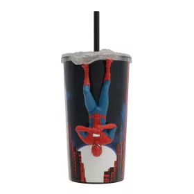 Marvel Pókember pohár 3D figurával és szívószállal