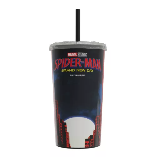 Marvel Pókember pohár 3D figurával és szívószállal