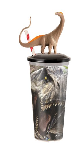Jurassic World: Újjászületés pohár figurával