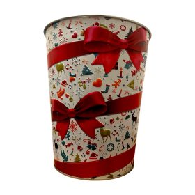 Karácsonyi fémvödör