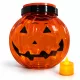 Halloween tök popcorn tartó ajándék LED gyertyával