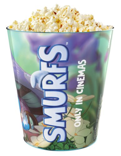 A hupikék törpikék fémvödör