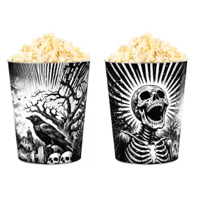  Halloweeni fém popcorn vödör – 3,8 liter