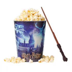   Harry Potter – 25 Years of Magic fém popcorn vödör varázspálcával