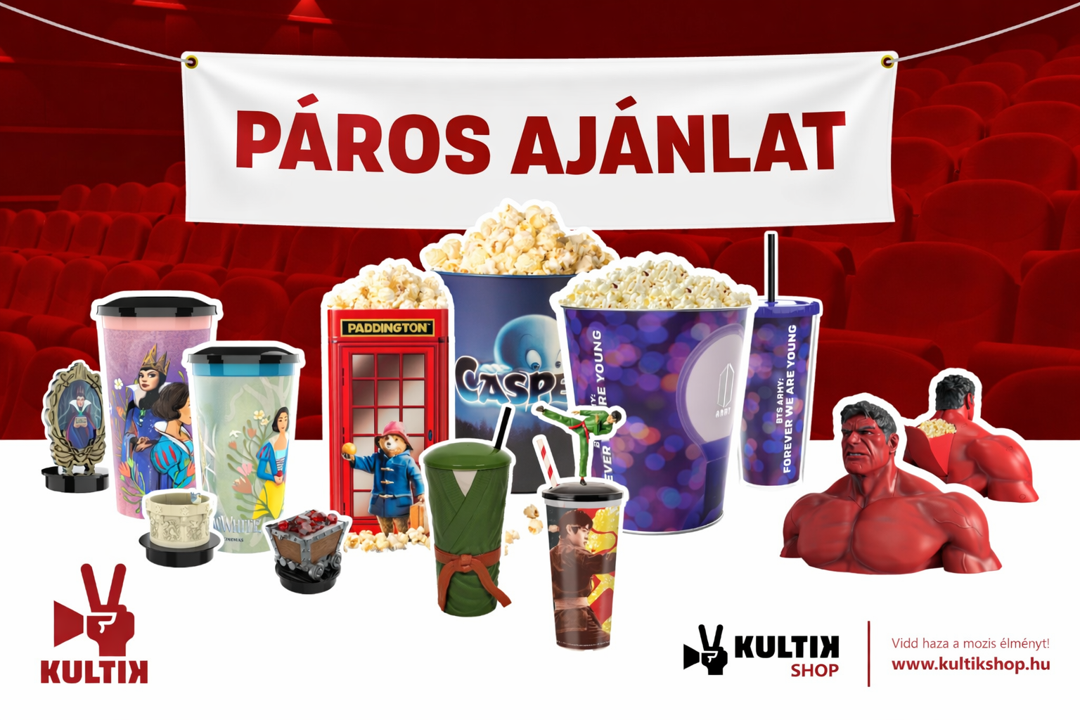 Páros ajánlat a Kultik Shopban 