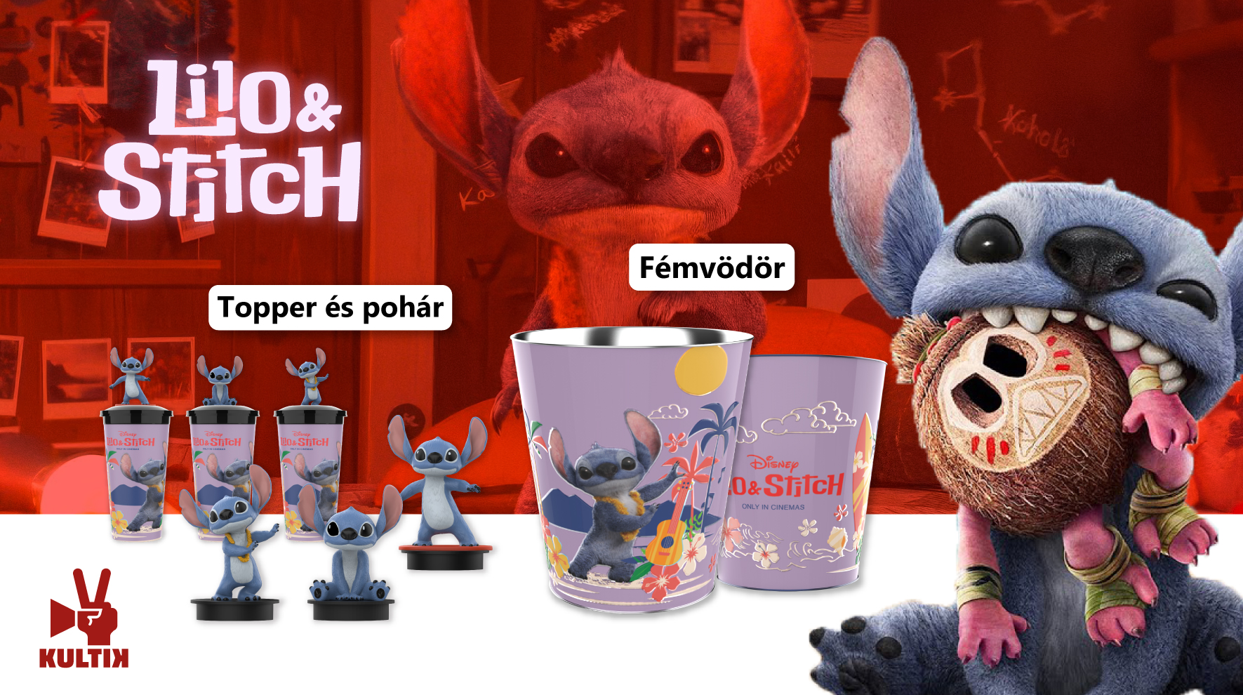 Hamarosan érkezik a Lilo és Stitch filmes cuccok a KULTIK Shopra